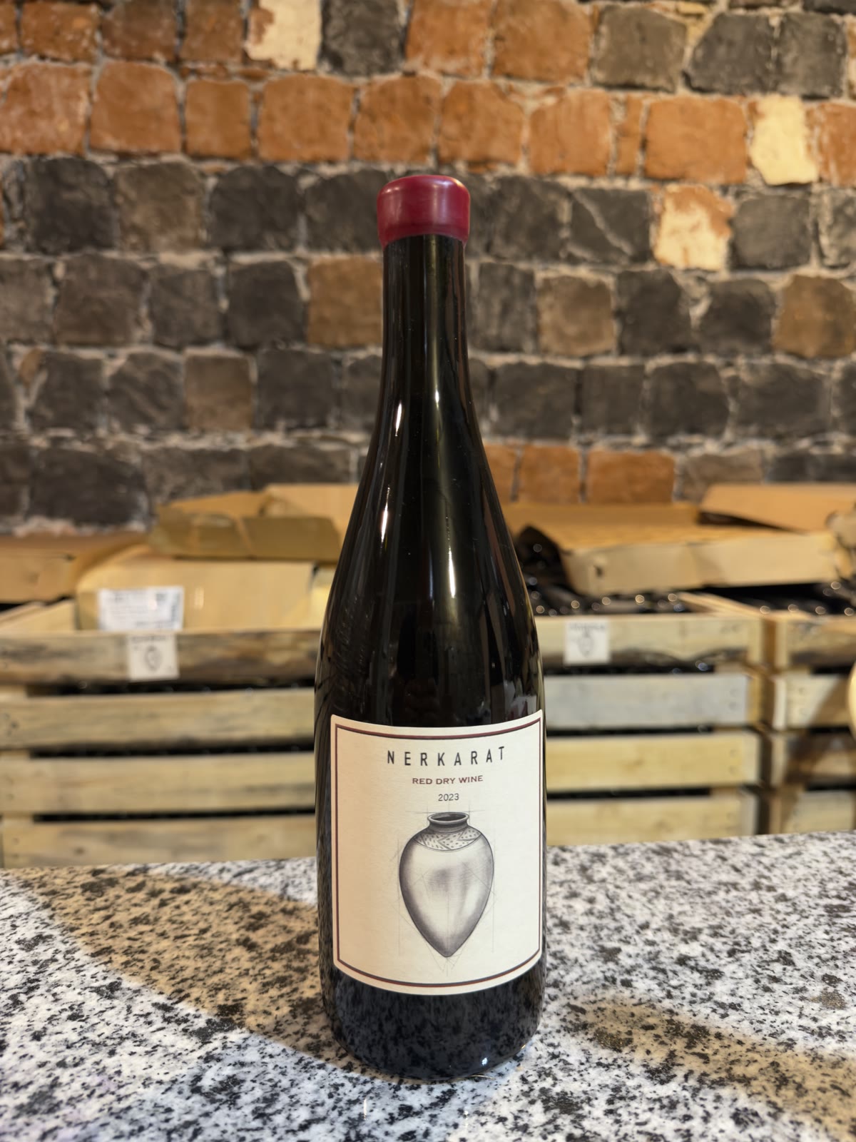 Nerkarat Dry Red 2023 bottle